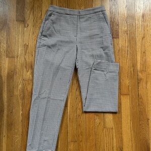 Houndstooth Medium-rise Dress Pants Slacks